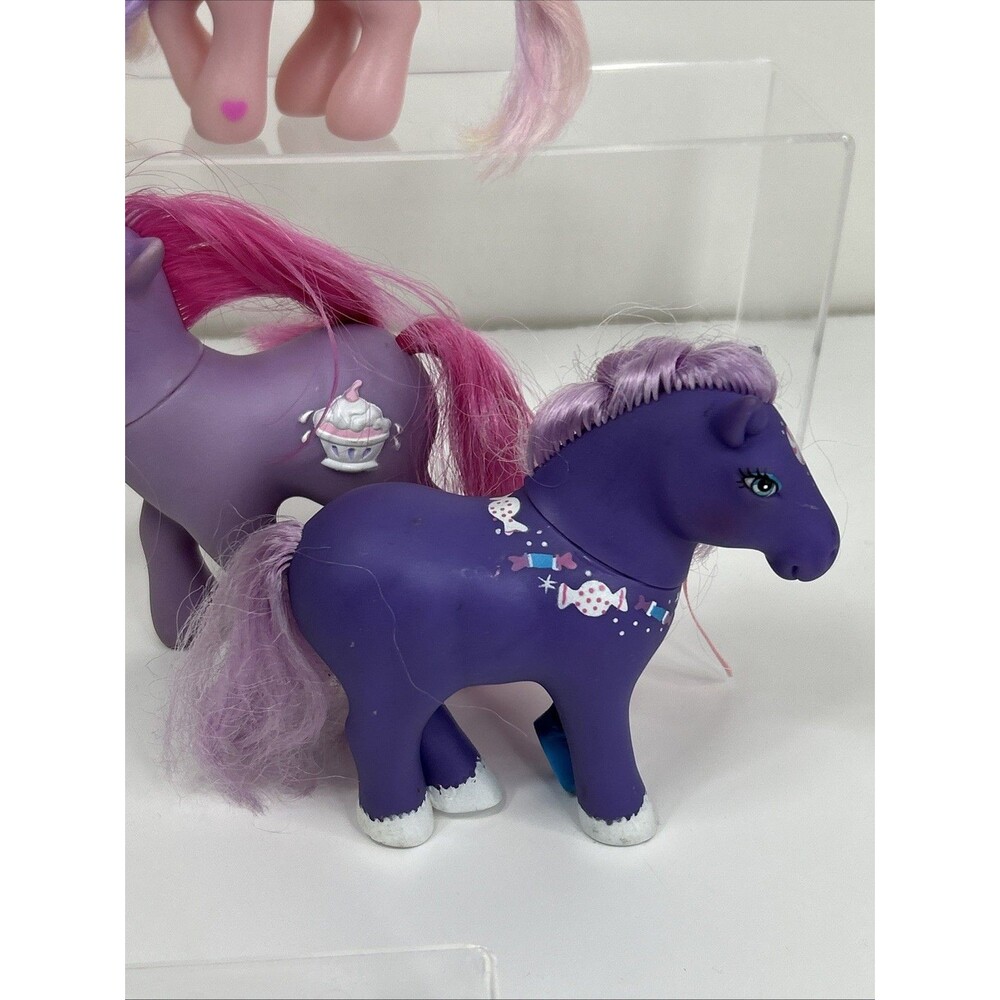 Vtg My Little Pony Lot Flower Merry Go Round Carousel Sherbet Fluttershy Lanard - Picture 5 of 9